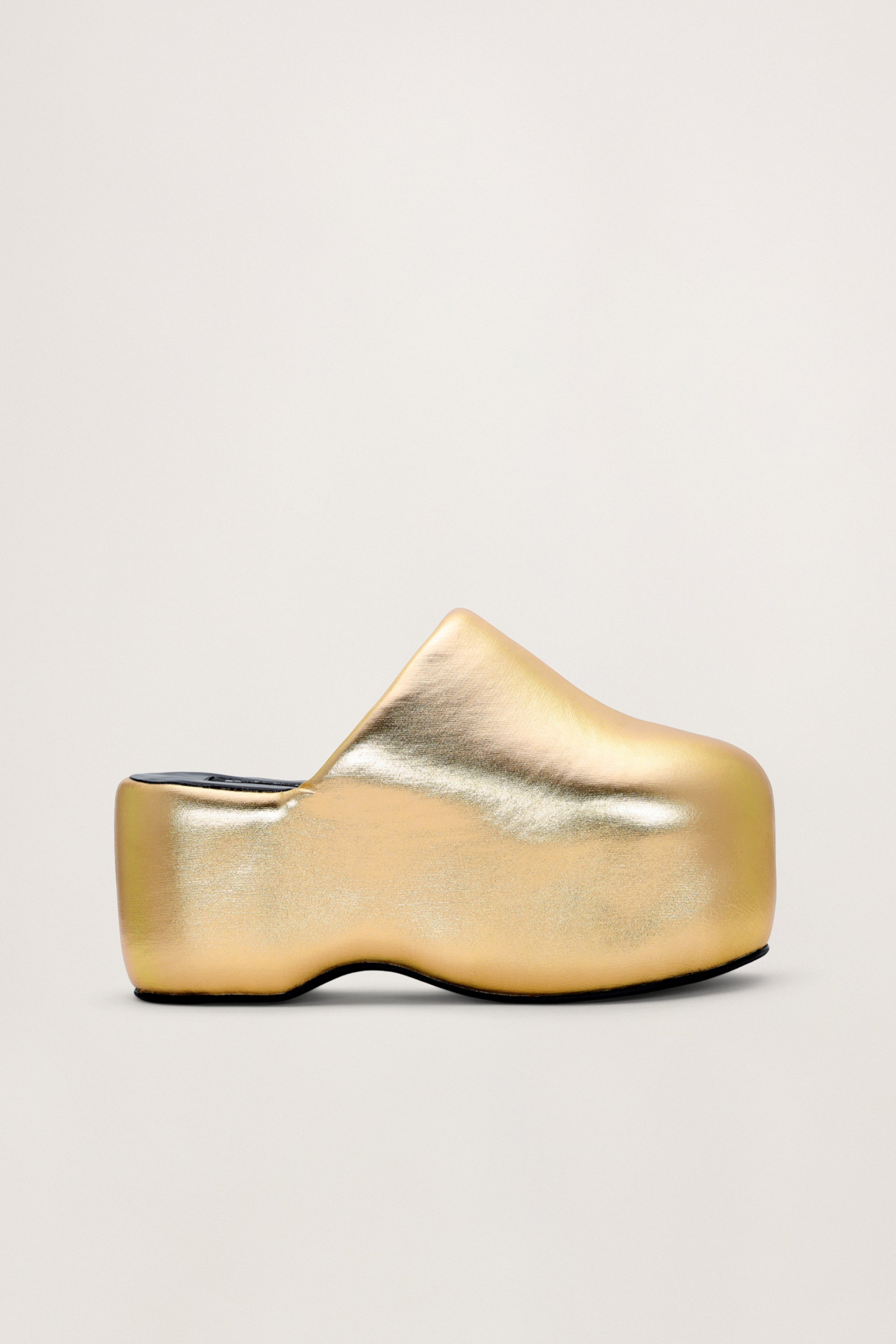 Platform Bubble Clog in Star Gold