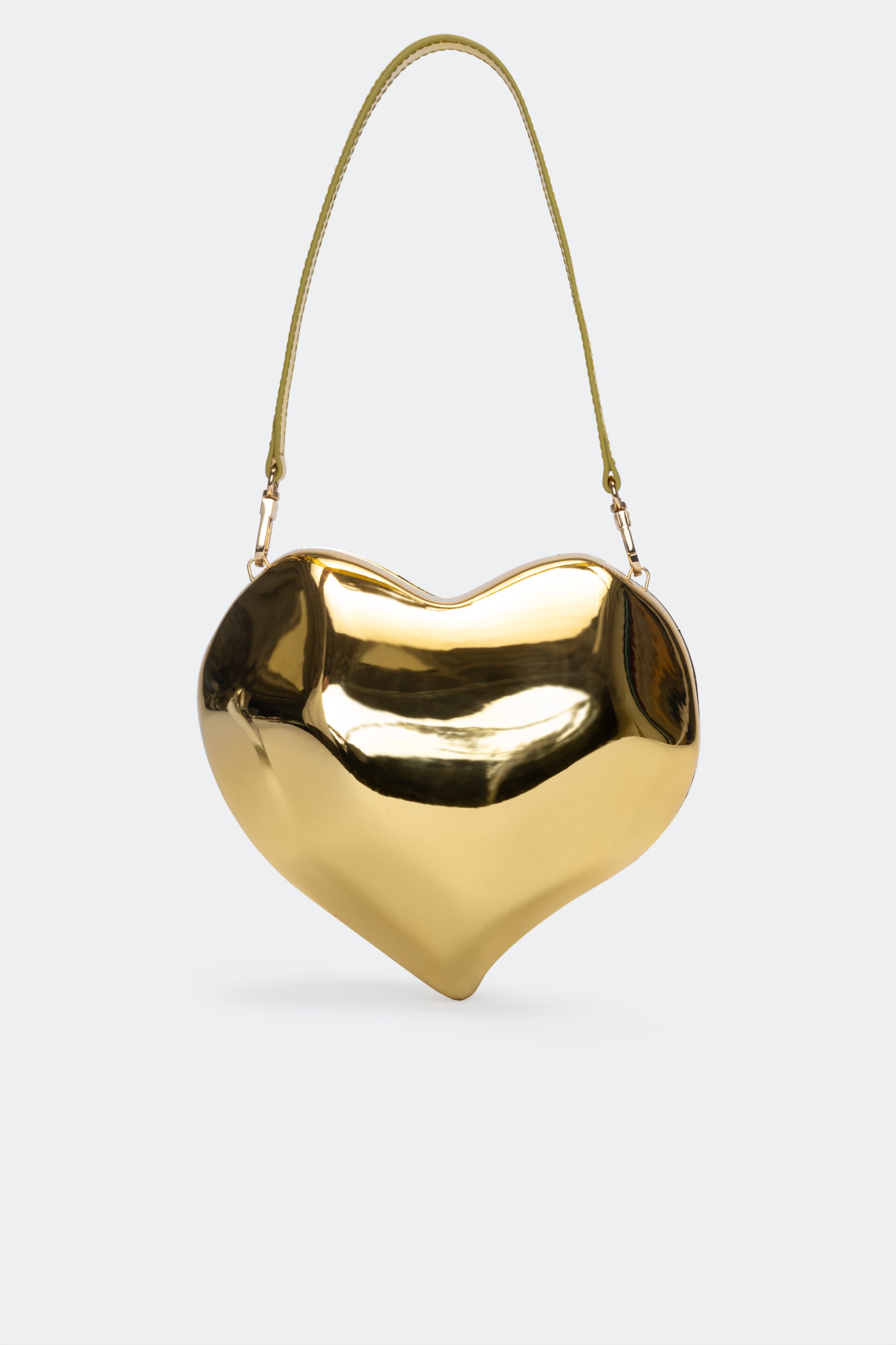 Molded Heart Bag in Star Gold Simon Miller