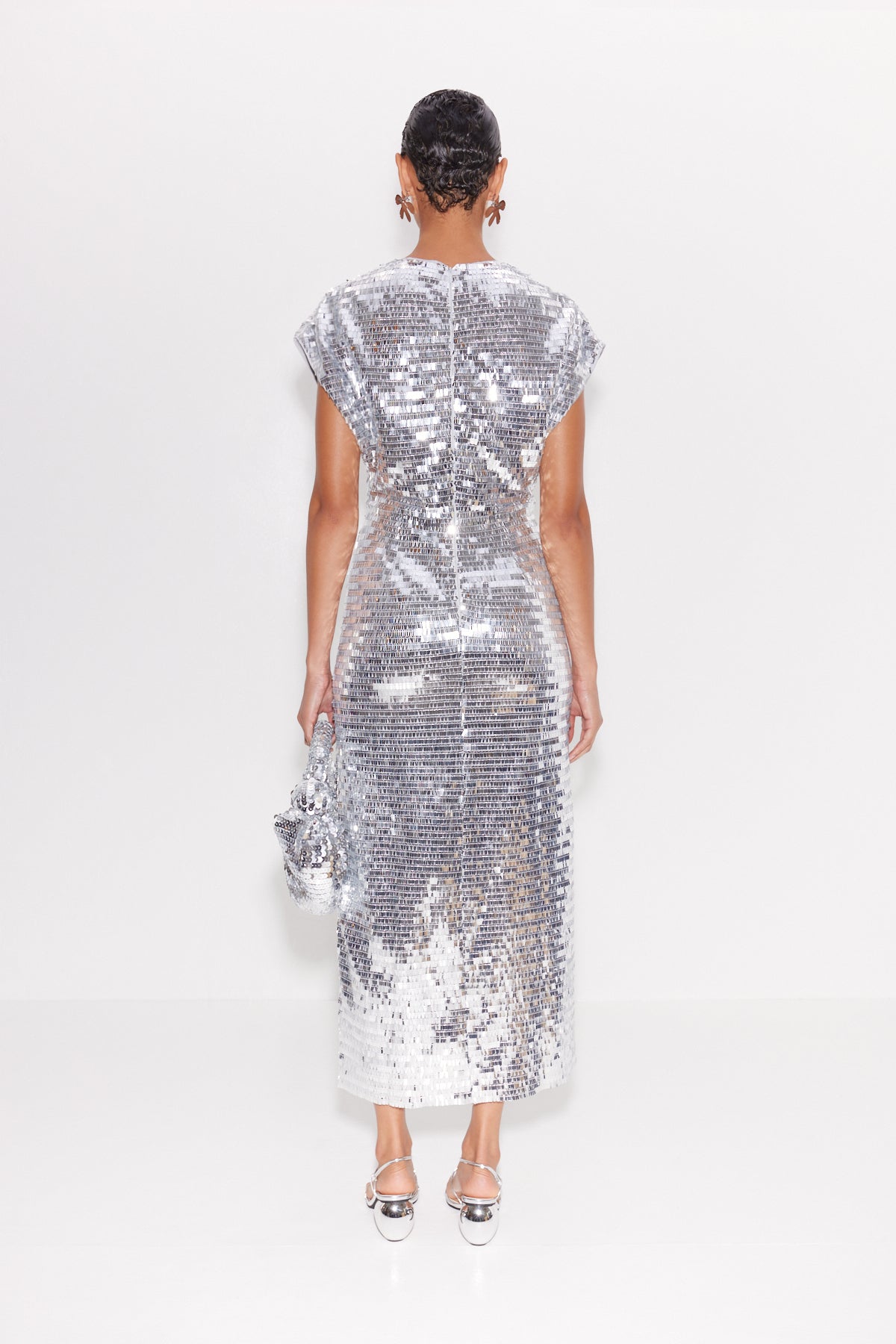 W4450-ARGAN-SEQUIN-DRESS-SATELLITE-SILVER-BACK-FULL-BODY-SHOT