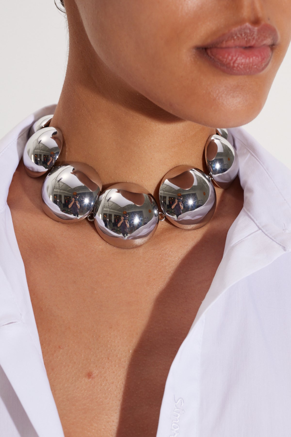 Dome Necklace in Silver – Simon Miller