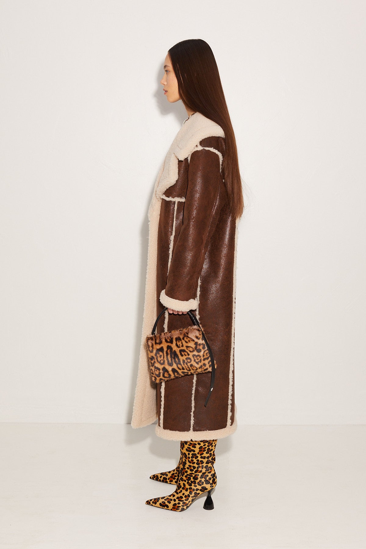 Gucci Mink Fur Coat in Brown