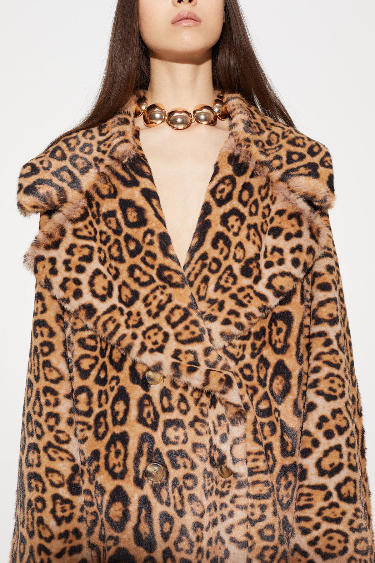 Cheetah long outlet coat