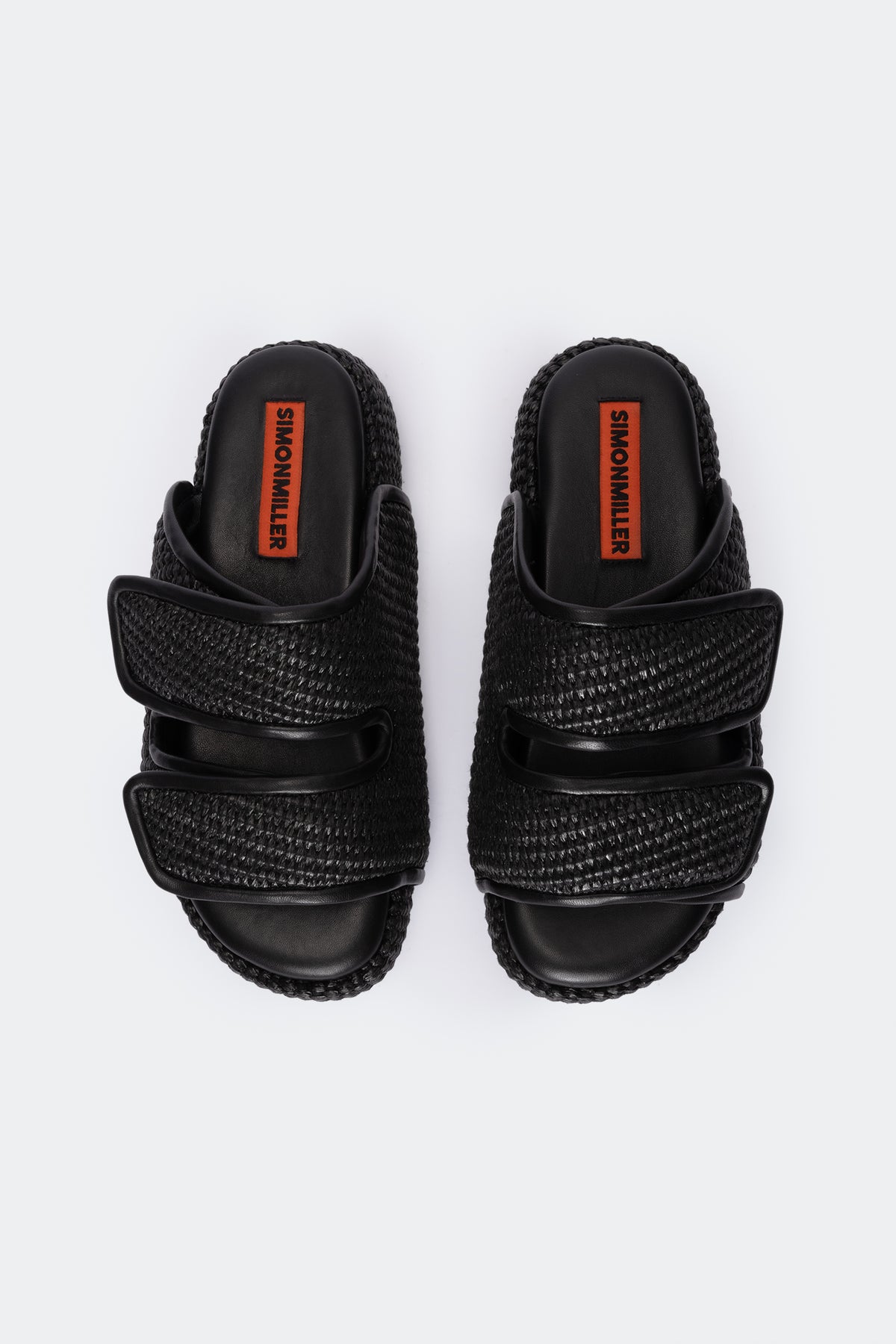 Raffia Cro Slide in Black