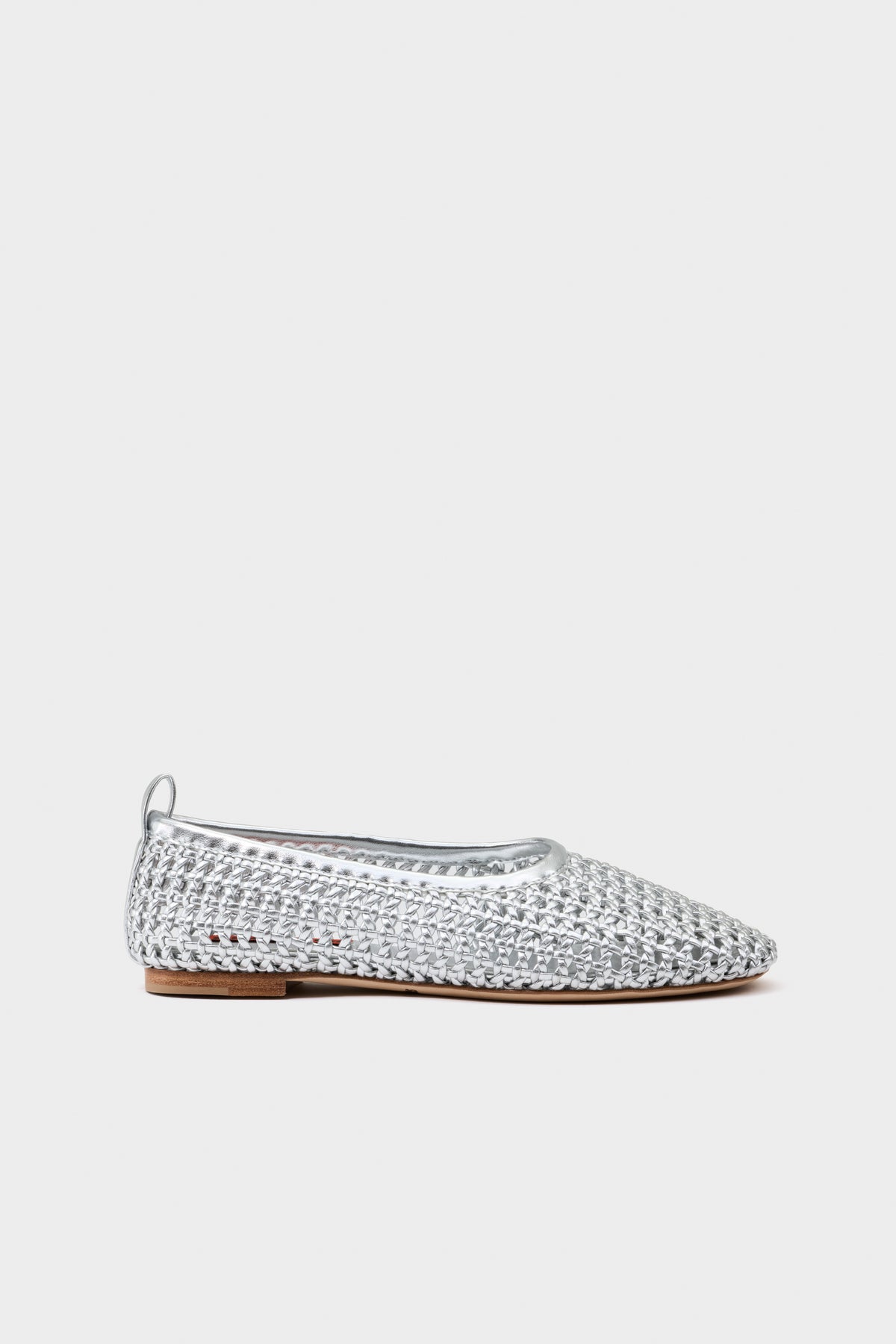 F291-CHROMEWOVENRIADFLAT-SILVER