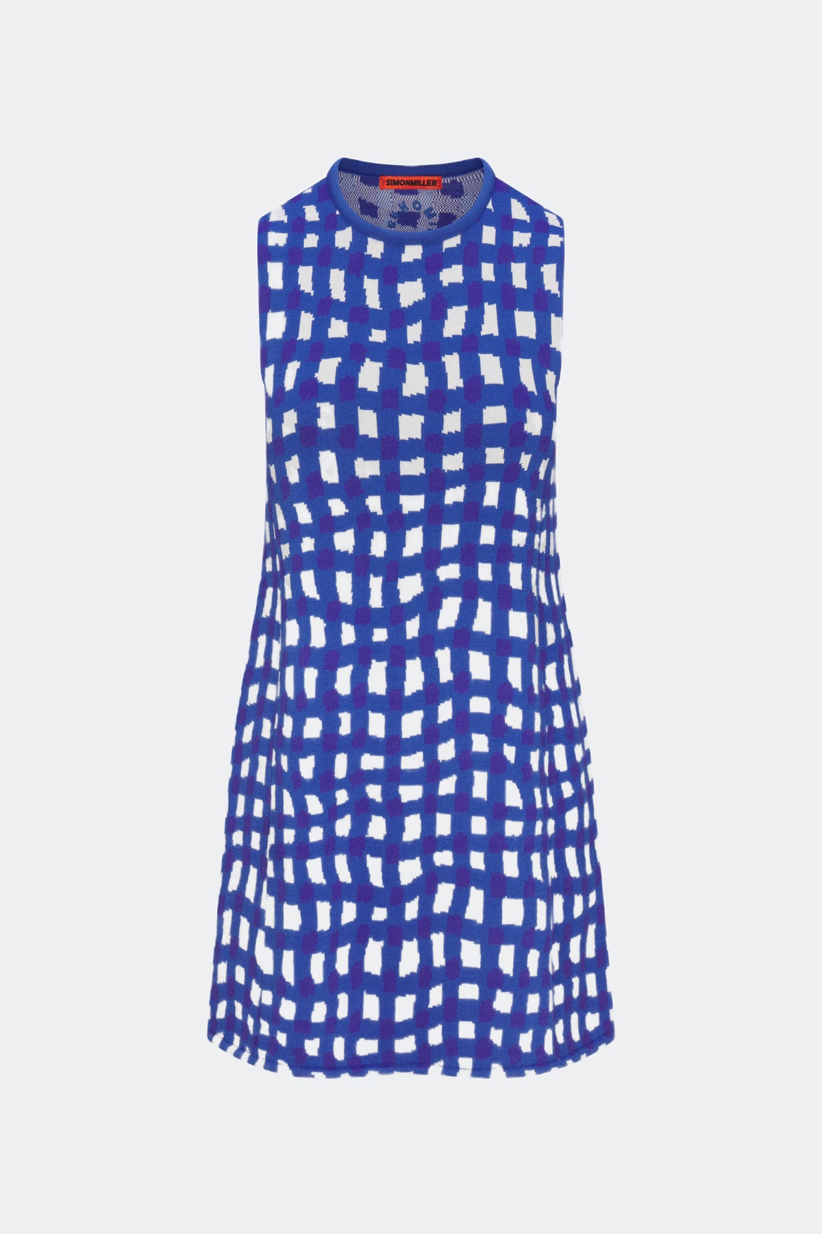 W7238-ZANAKNITMINIDRESS-KLEINBLUEWAVYGINGHAM