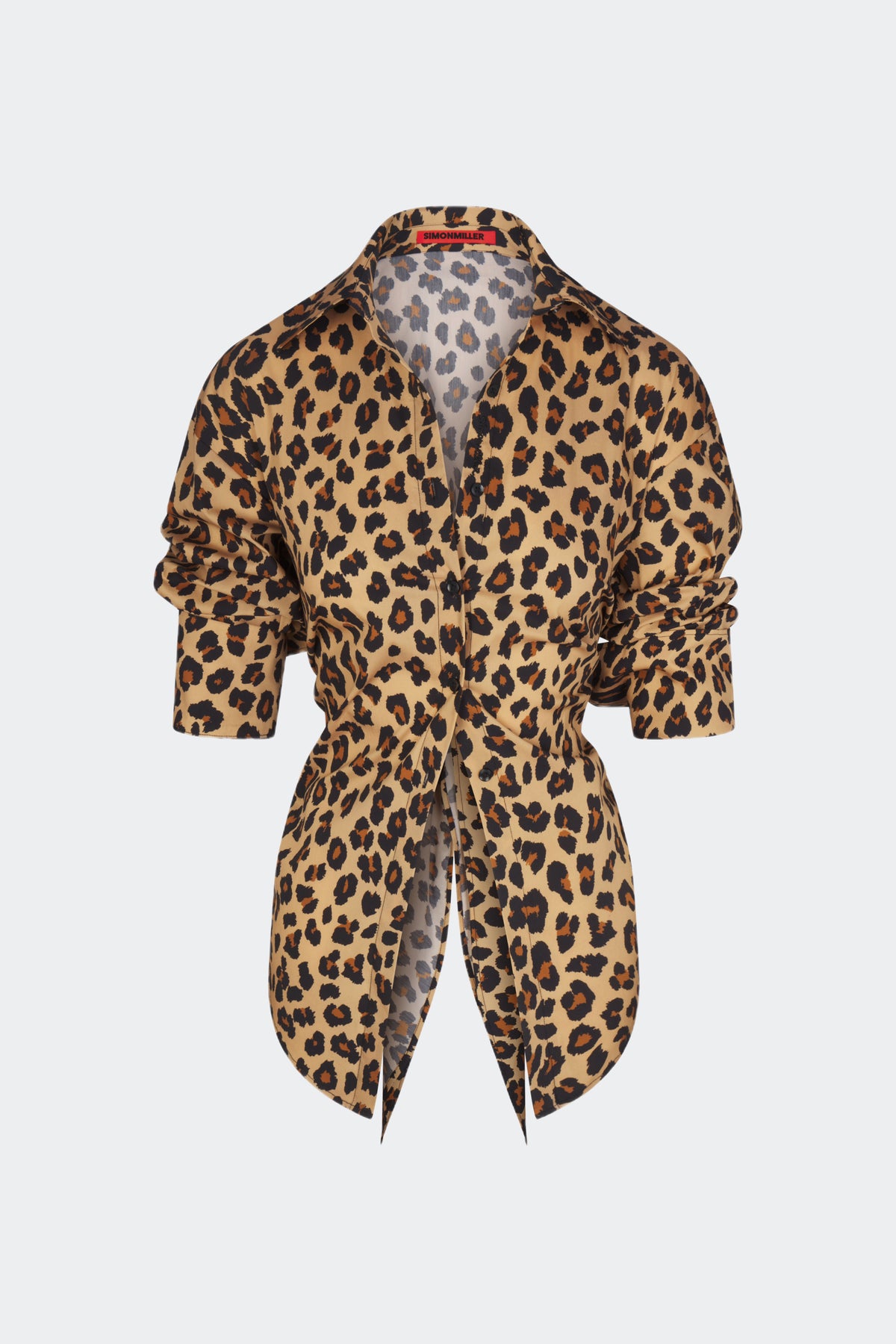 Loch Poplin Button Up in Cheetah