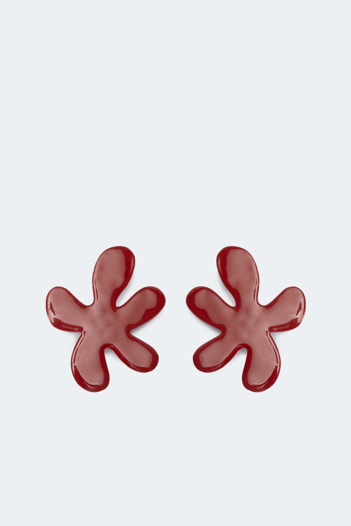 S921-FLOWER-EARRING-PAPRIKA-FRONT