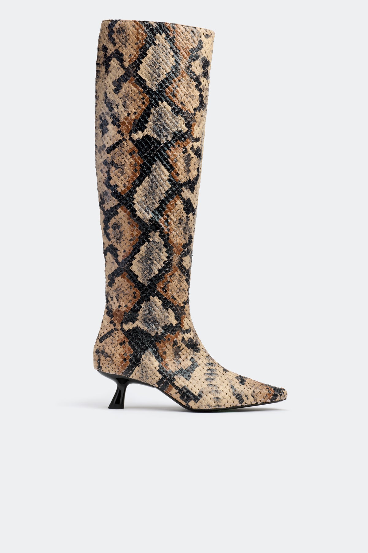 Snake Tall Kuki Boot in Snake Print