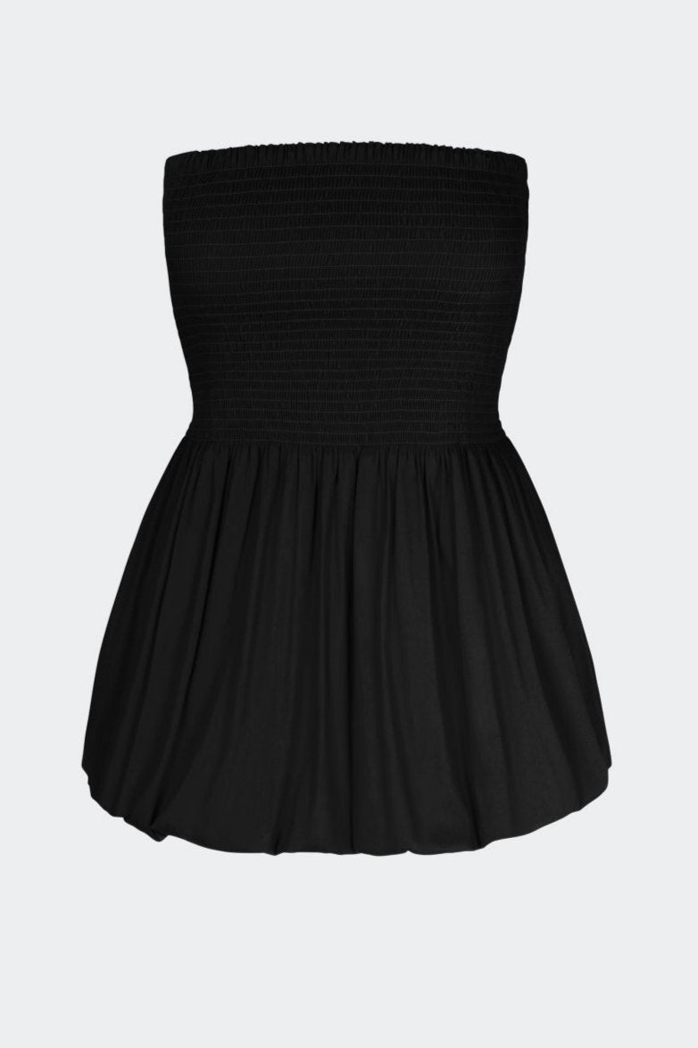 VIASMOCKEDMINIDRESS-BLACK