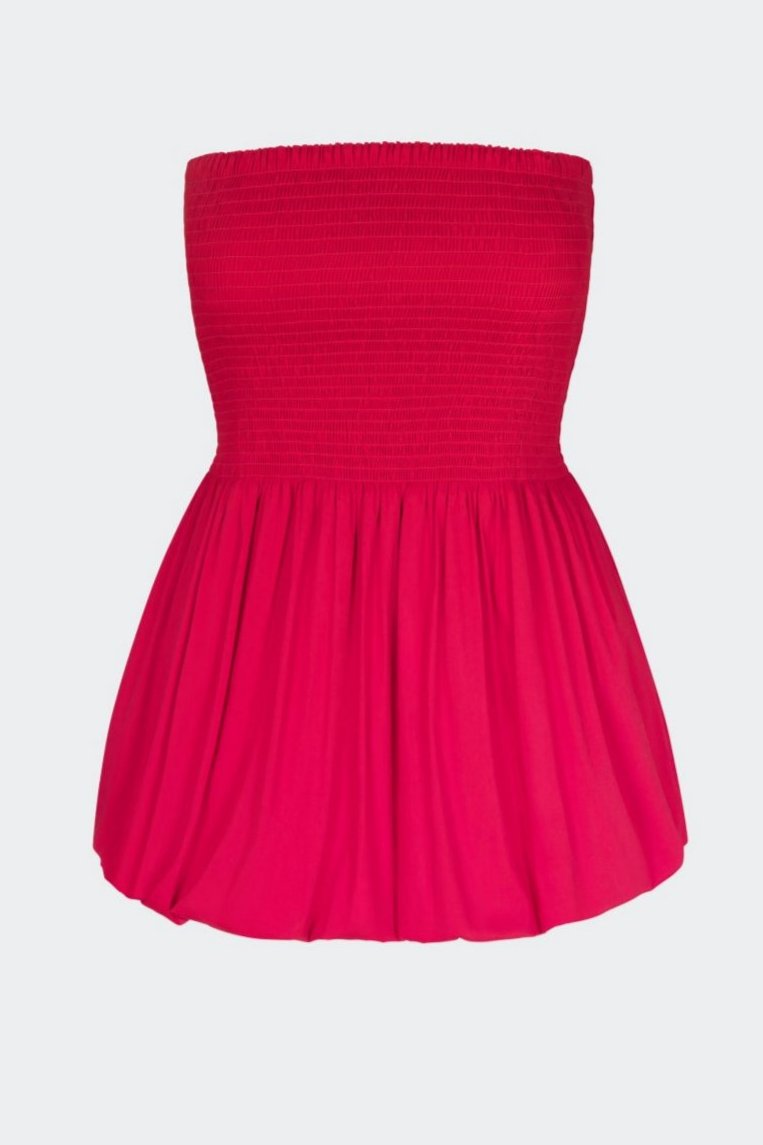 VIASMOCKEDMINIDRESS-LUCKYRED