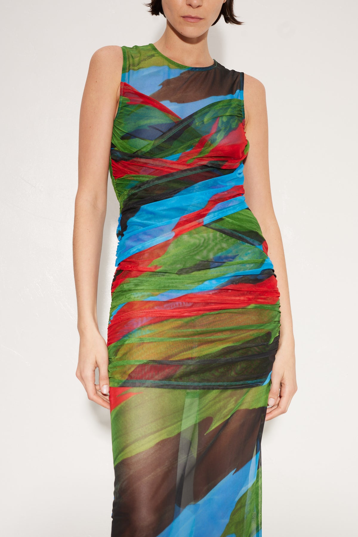 KINNY-MESH-DRESS-PRINTED-LEAF