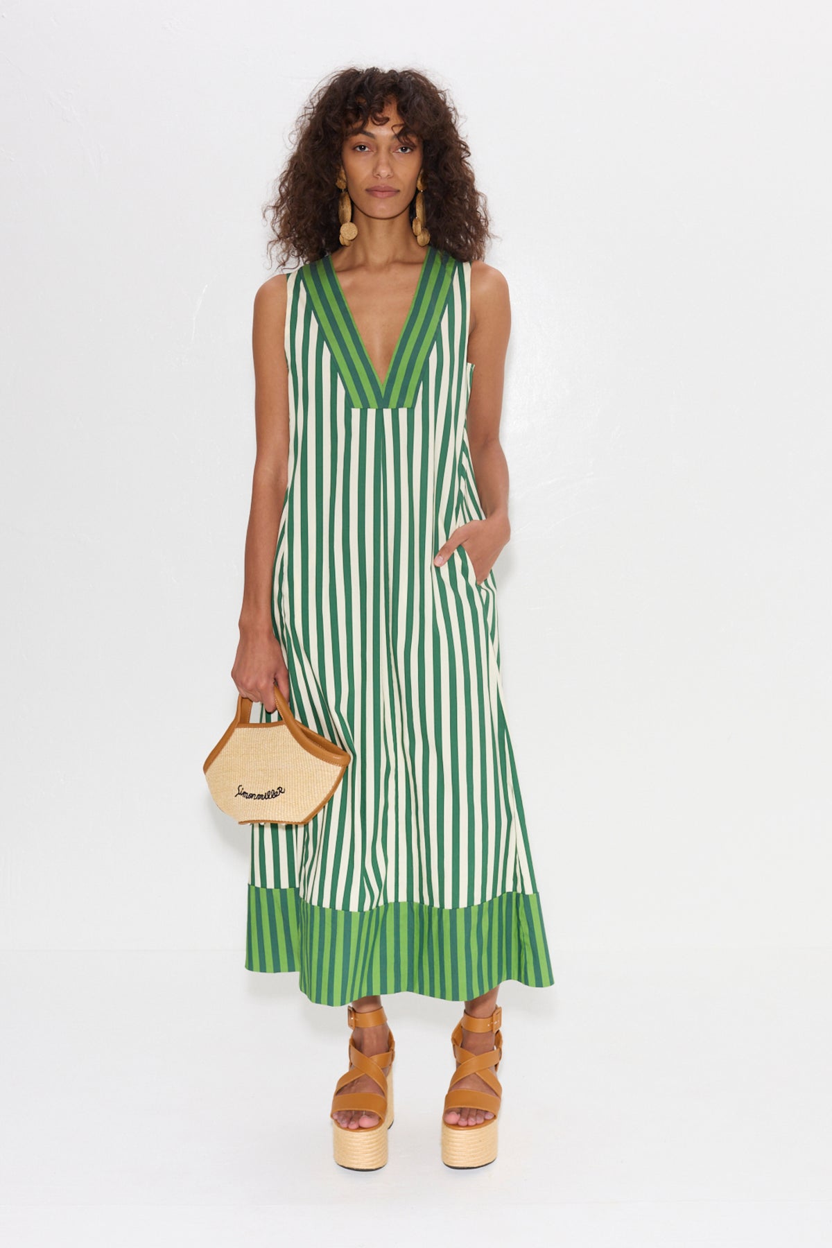 W4453-MARPOPLINDRESS-GREENSTRIPECOMBO